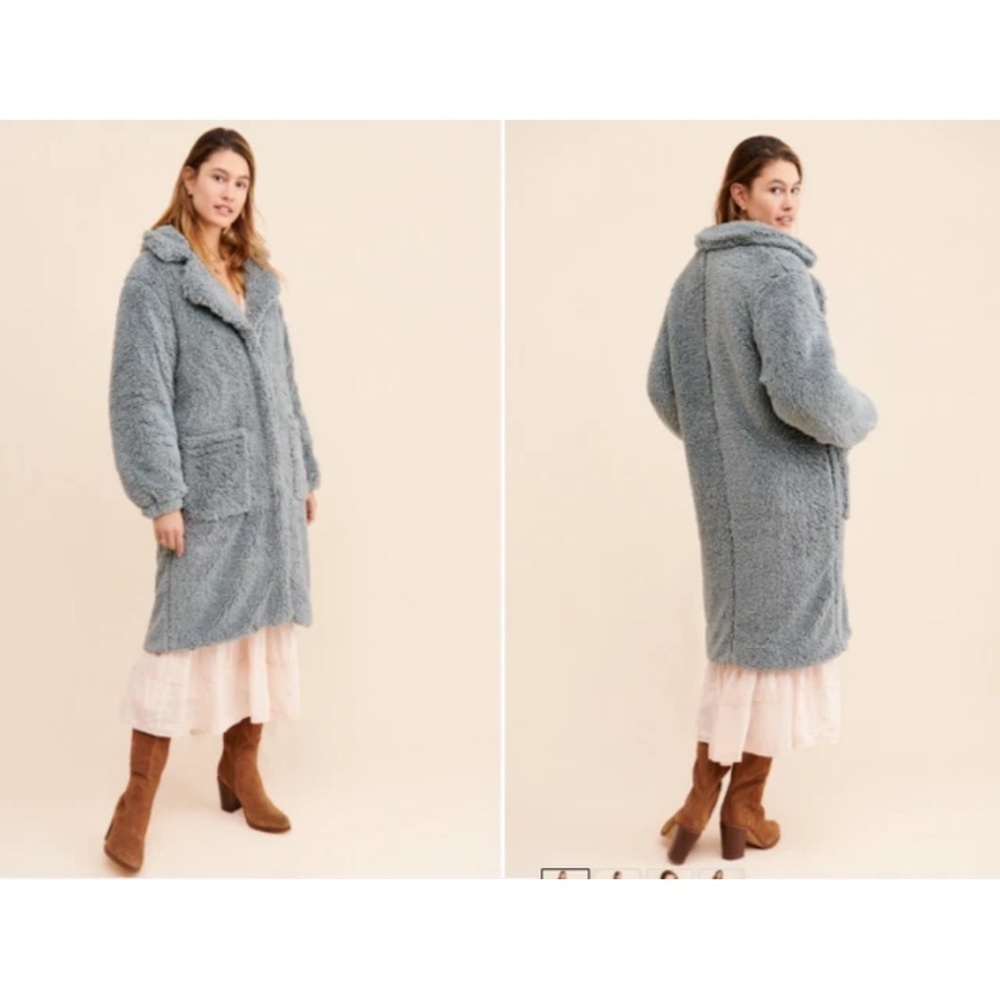 Free People Tessa Teddy Coat Size Medium - Picture 5 of 6